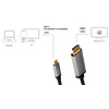 LogiLink Câble USB, fiche mâle USB-C-mâle HDMI-A, 1,8 m