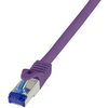 LogiLink Câble patch Ultraflex, Cat.6A, S/FTP, 1,5 m, violet