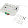 LogiLink Boîte d'épissure FTTH, 2x SC/APC, câble 20 m, blanc