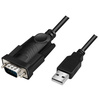 LogiLink Câble adaptateur USB 2.0 - RS232, 1,5 m, noir