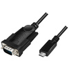 LogiLink Câble adaptateur USB-C - RS232, 1,2 m, noir