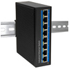 LogiLink Switch industriel Gigabit Ethernet PoE, 8 ports