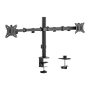 LogiLink Bras support double, longueur du bras: 376 mm, noir