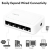 LogiLink Switch de bureau Gigabit Ethernet, 5 ports, blanc