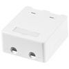 LogiLink Boîtier en saillie pour modules Keystone, 2 ports