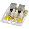 LogiLink Prise RJ45 cat. 6A avec boîtier en saillie, 1x RJ45