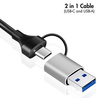 LogiLink Adaptateur réseau Ethernet USB vers RJ45, gris