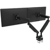 BACHMANN Bras pour deux écrans ZG2, aluminium, noir