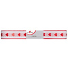 SUSY CARD Ruban cadeau 'petit coeur', 15 mm x 2 m, rouge/