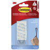 3M Command Crochet, oval, plastique, transparent, taille: M