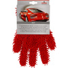 NIGRIN Gant de lavage avec doigts Performance, rouge