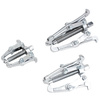 BRÜDER MANNESMANN Kit d'extracteurs, 3 pièces, galvanisé
