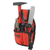 BRÜDER MANNESMANN Sac avec kit d'outils 7 pièces, noir/rouge