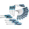 QUANTOOL Jeu de tournevis, 21 pièces, noir/bleu