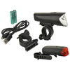 FISCHER Kit d'éclairage LED pour vélo 40/20/10 Lux