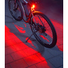 FISCHER Feu arrière de vélo sur batterie TWIN, éclairage sol