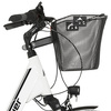 FISCHER Panier pour guidon de vélo, fixation rapide, noir