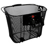 FISCHER Panier pour guidon de vélo, fixation rapide, noir