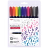 Tombow Stylo de calligraphie Fudenosuke, dureté 1, set de 10