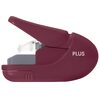 PLUS JAPAN Agrafeuse sans agrafe SL-106AB, bordeaux