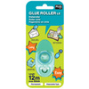 PLUS JAPAN Mini roller adhésif LE TG-1512, 6 mm x 12 m, vert