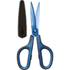 PLUS JAPAN Ciseaux universels FITCUT CURVE Titanium, bleu