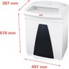 HSM Destructeur de documents SECURIO B26, coupe particules: - 67651