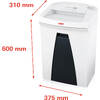 HSM Destructeur de documents SECURIO B22, coupe droite: 3,9