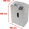 HSM Destructeur de documents shedstar X13, coupe particules: