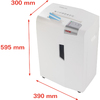 HSM Destructeur de documents shedstar X13, coupe particules: