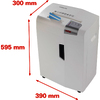 HSM Destructeur de documents shedstar X15, coupe particules: