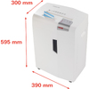 HSM Destructeur de documents shedstar X15, coupe particules: