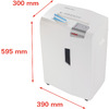 HSM Destructeur de documents shredstar X12 pro