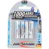 ANSMANN Pile rechargeable NiMH Premium, Micro AAA, 1.000 mAh - 46293