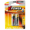 ANSMANN Pile alcaline 'X-Power', Mignon AA, blister de 4