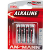 ANSMANN Pile alcaline 'RED', Micro AAA, blister de 4