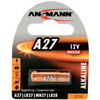 ANSMANN Pile alcaline A27, 12 Volt, blister de 1