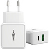 ANSMANN Chargeur USB Home Charger HC218PD, 2x port USB, noir