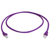 Telegärtner Câble patch, Cat.6A (profond), S/FTP, 1,5m,lilas
