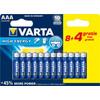 VARTA Pile alcaline Longlife Power, micro (AAA), pack éco