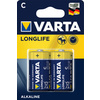 VARTA Pile alcaline Longlife, Baby (C/LR14)