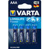 VARTA Pile alcaline Longlife Power, Micro (AAA/LR03)