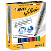 BIC Marqueur pour tableau blanc Velleda 1781, étui de 4  - 11585