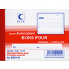 ELVE Manifold 'Bons pour', 105 x 140 mm, dupli, autocopiant