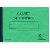 ELVE Carnet de position de compte, 114 x 156 mm