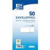 Oxford Enveloppes Velin, DL, blanches, sans fenêtre  - 22552