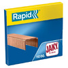 Rapid Agrafes Jaky 6, cuivré - 41464
