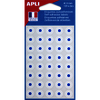 APLI Oeillets adhésifs en pochette blanc, diamètre: 13 mm