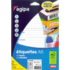 agipa Etiquettes 'expéditeur/destinataire', 64 x 133 mm  - 43756