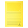 EXACOMPTA Chemise à fenêtre FOREVER, A4, 130 g/m2, jaune - 50073